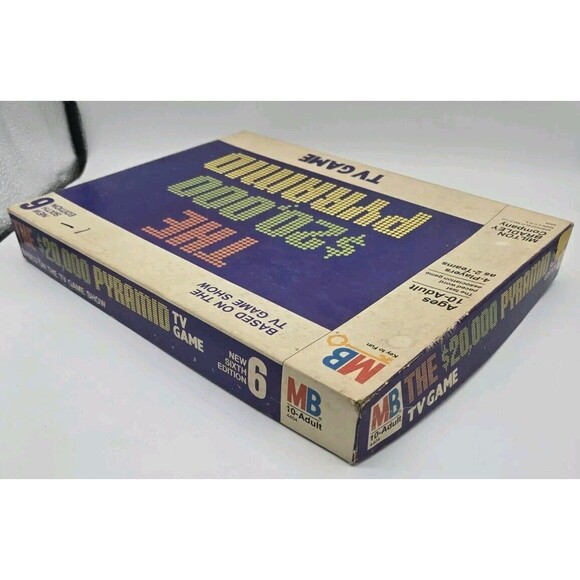 Vintage 1978 The $20,000 Pyramid Board Game Incomplete Great For Replacement Pcs - Picture 15 of 16